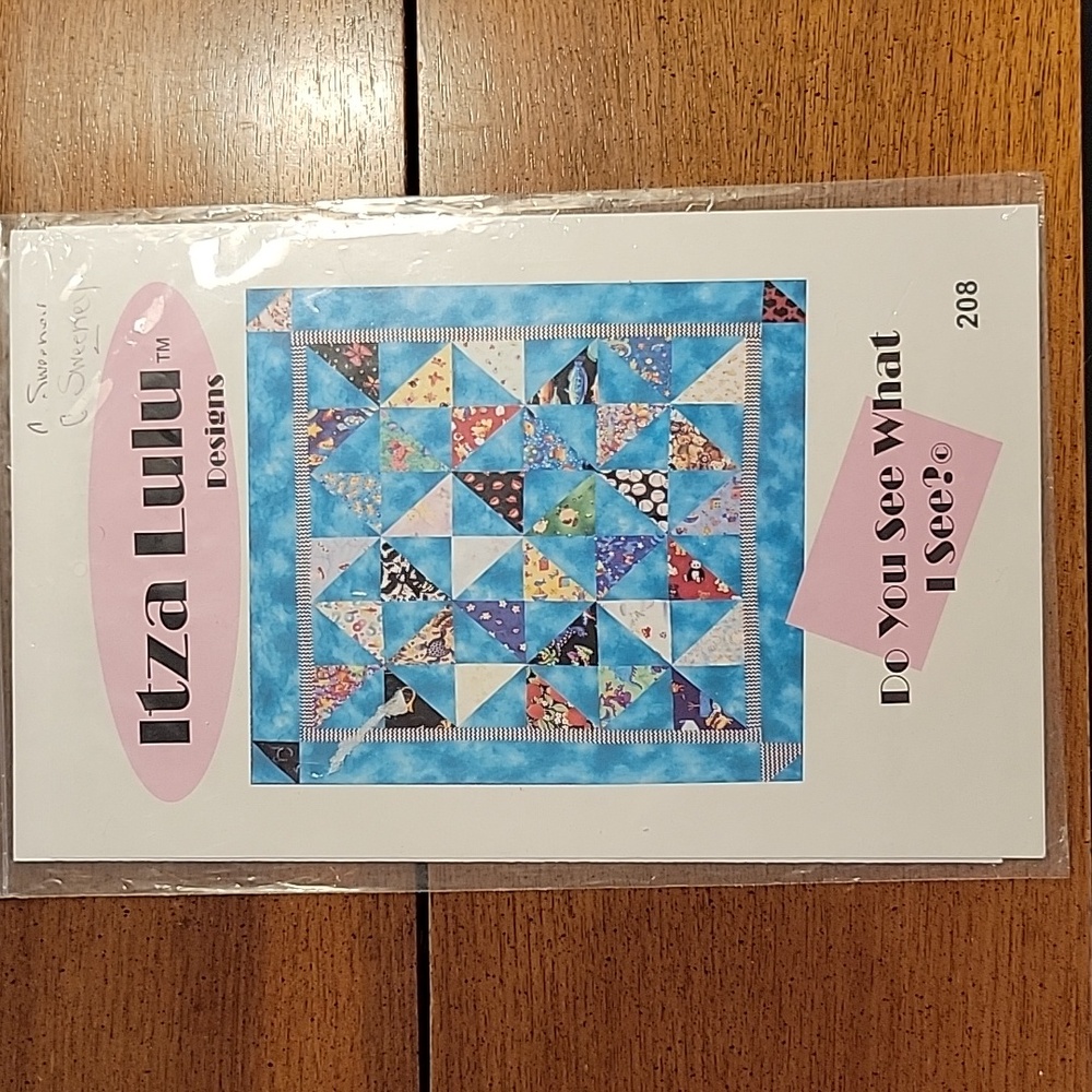 Quilt Pattern-Do you see what I see?